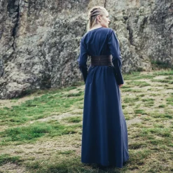 Middeleeuwse Petticoat Valdis blauw