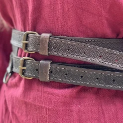 Middeleeuwse riem Axel bruin