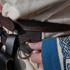 Middeleeuwse riem Axel bruin