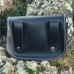 Middeleeuwse riemtas Folkvar zwart