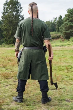 Middeleeuwse tuniek korte mouw Richard groen