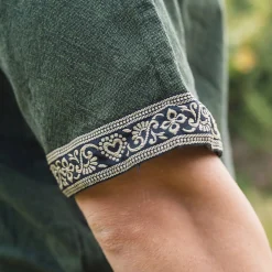 Middeleeuwse tuniek korte mouw Richard groen