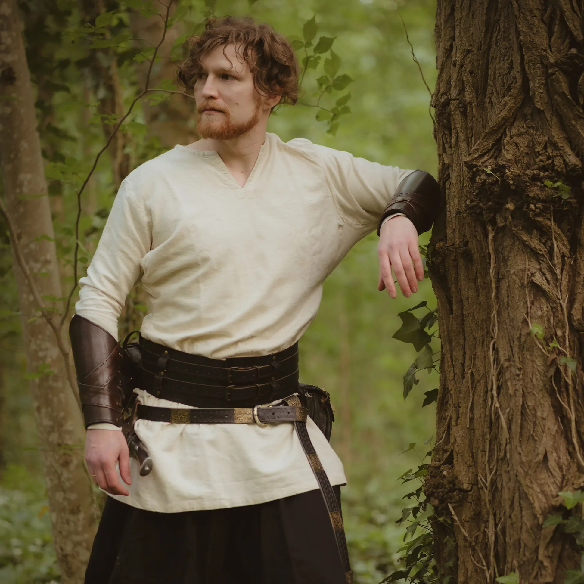 Middeleeuwse Tuniek Ragnar Beige