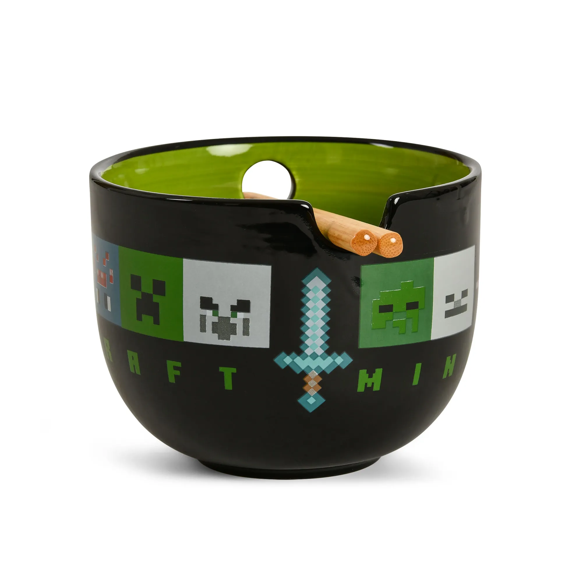 Minecraft - Creeper Ramenkom met Eetstokjes