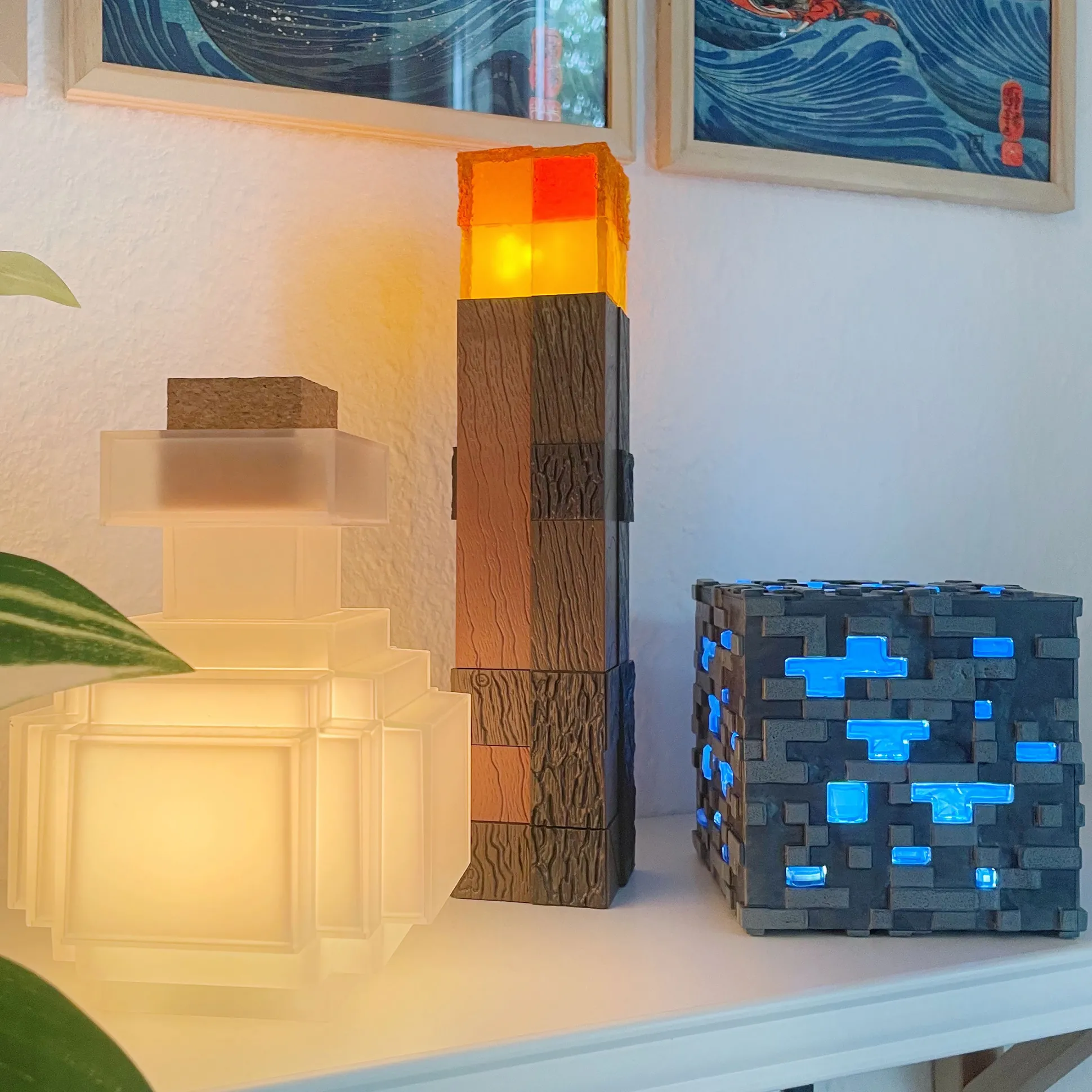 Minecraft - Diamant Erts Tafellamp