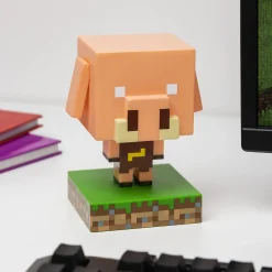 Minecraft - Pig Icons 3D Tafellamp