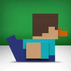Minecraft - Steve TUBBZ Decoratieve Eend 9cm