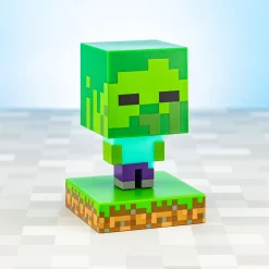 Minecraft - Zombie Icons 3D Tafellamp