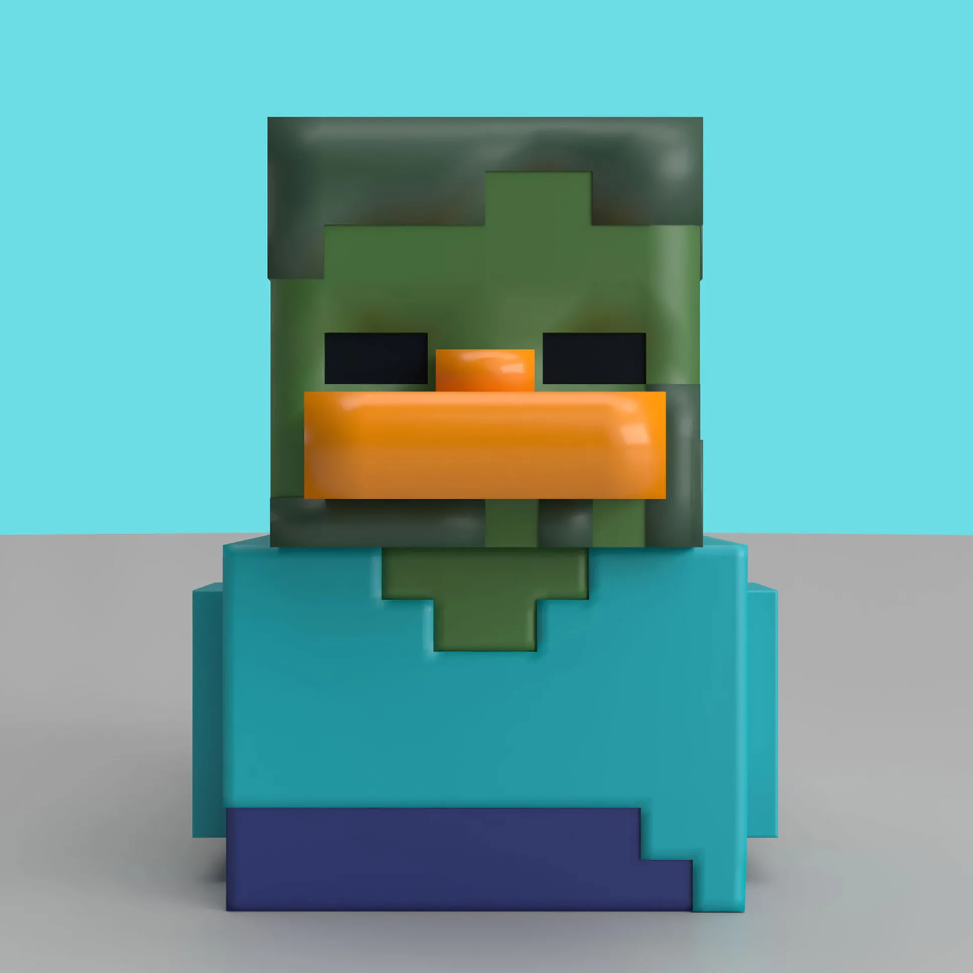 Minecraft - Zombie Mini TUBBZ Deco Eend