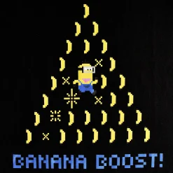 Minions - Banana Boost T-Shirt Zwart