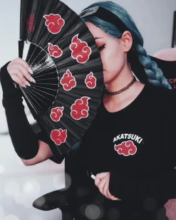 Naruto - Akatsuki Symbool T-shirt zwart