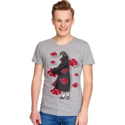Naruto - Itachi Akatsuki T-shirt grijs