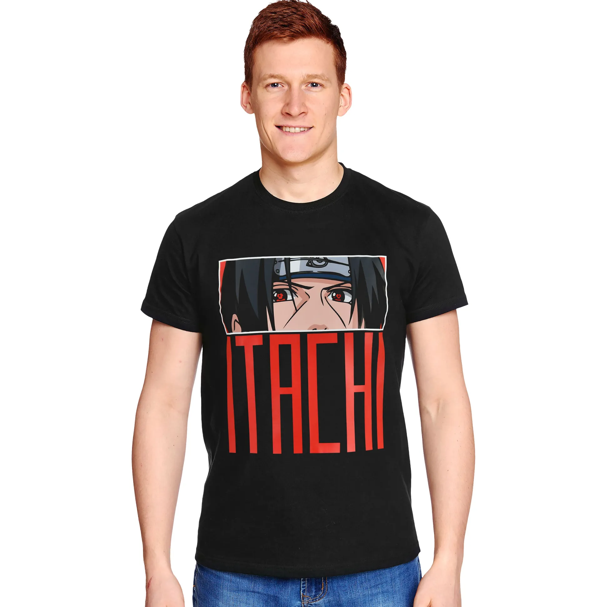 Naruto - Itachi Eyes T-shirt zwart