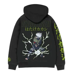 Naruto - Kakashi Raikiri Hoodie Zwart