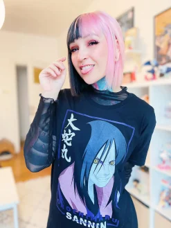 Naruto - Orochimaru T-shirt zwart