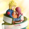 Naruto 72 Series - Minato, Naruto en Kushina Figuren set