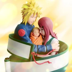 Naruto 72 Series - Minato, Naruto en Kushina Figuren set