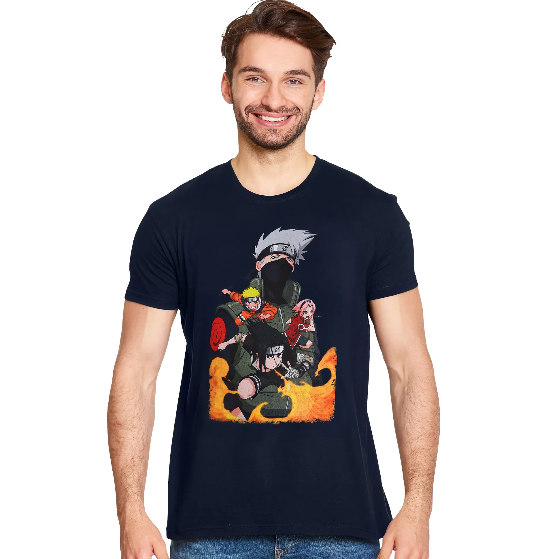 Naruto - Team 7 T-shirt blauw