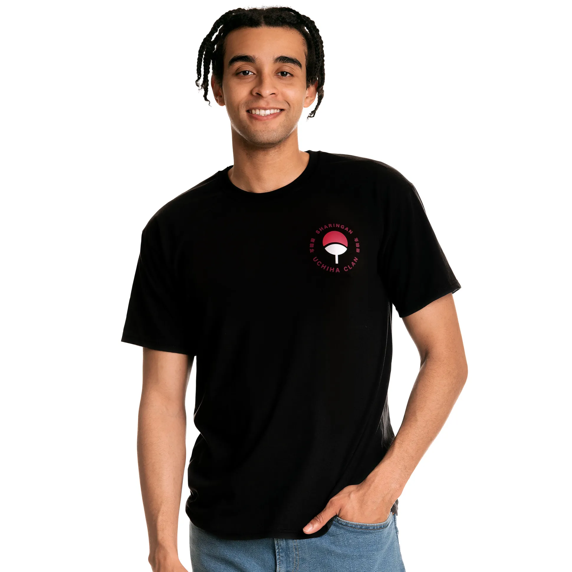 Naruto - Uchiha Clan T-Shirt zwart