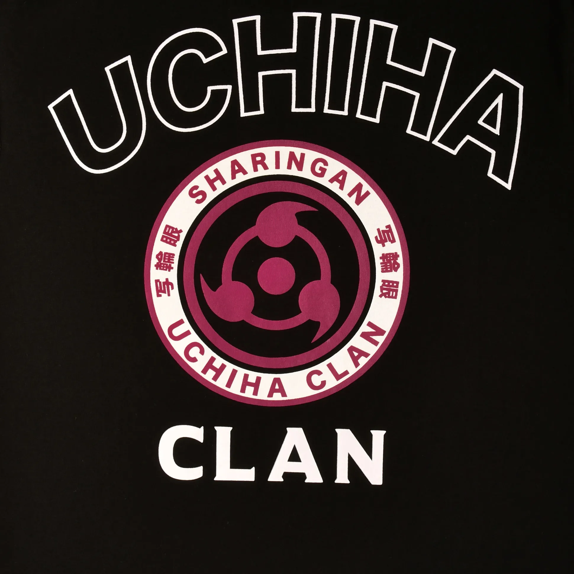 Naruto - Uchiha Clan T-Shirt zwart