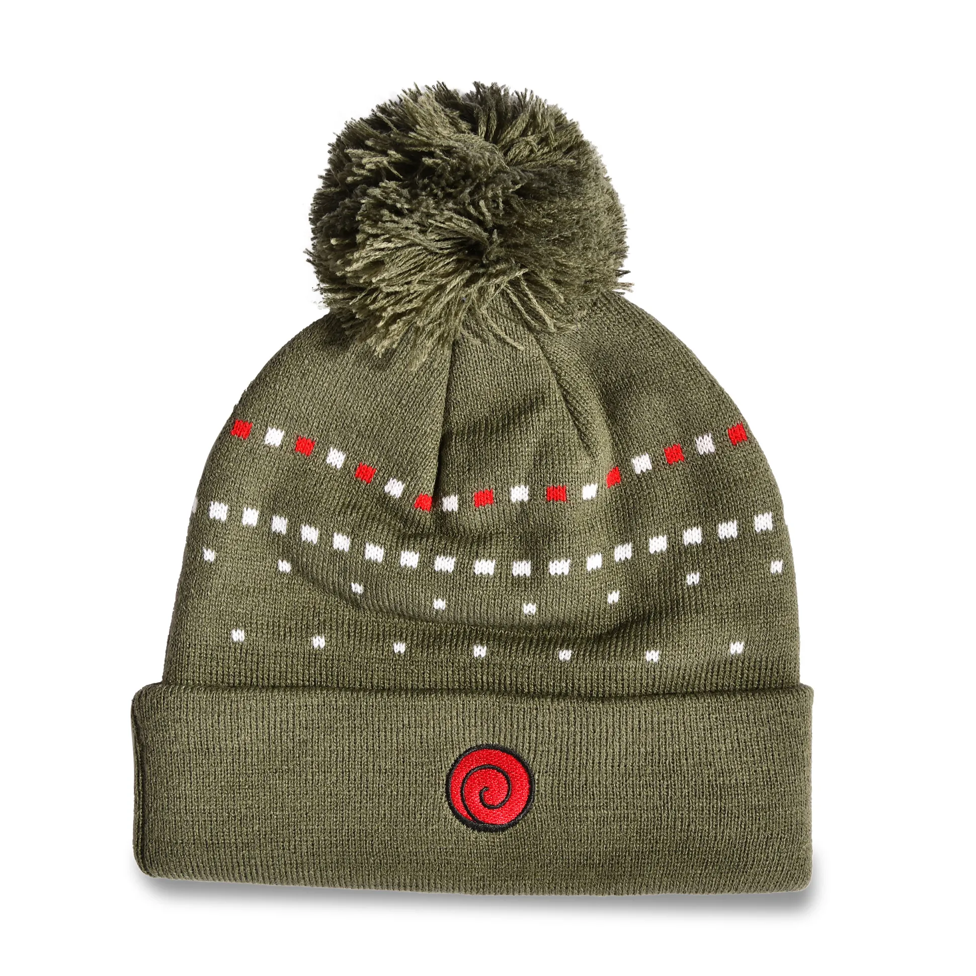 Naruto - Uzushiogakure Symbool Pom Pom Muts Groen