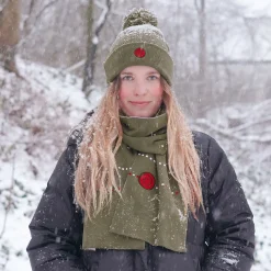 Naruto - Uzushiogakure Symbool Pom Pom Muts Groen