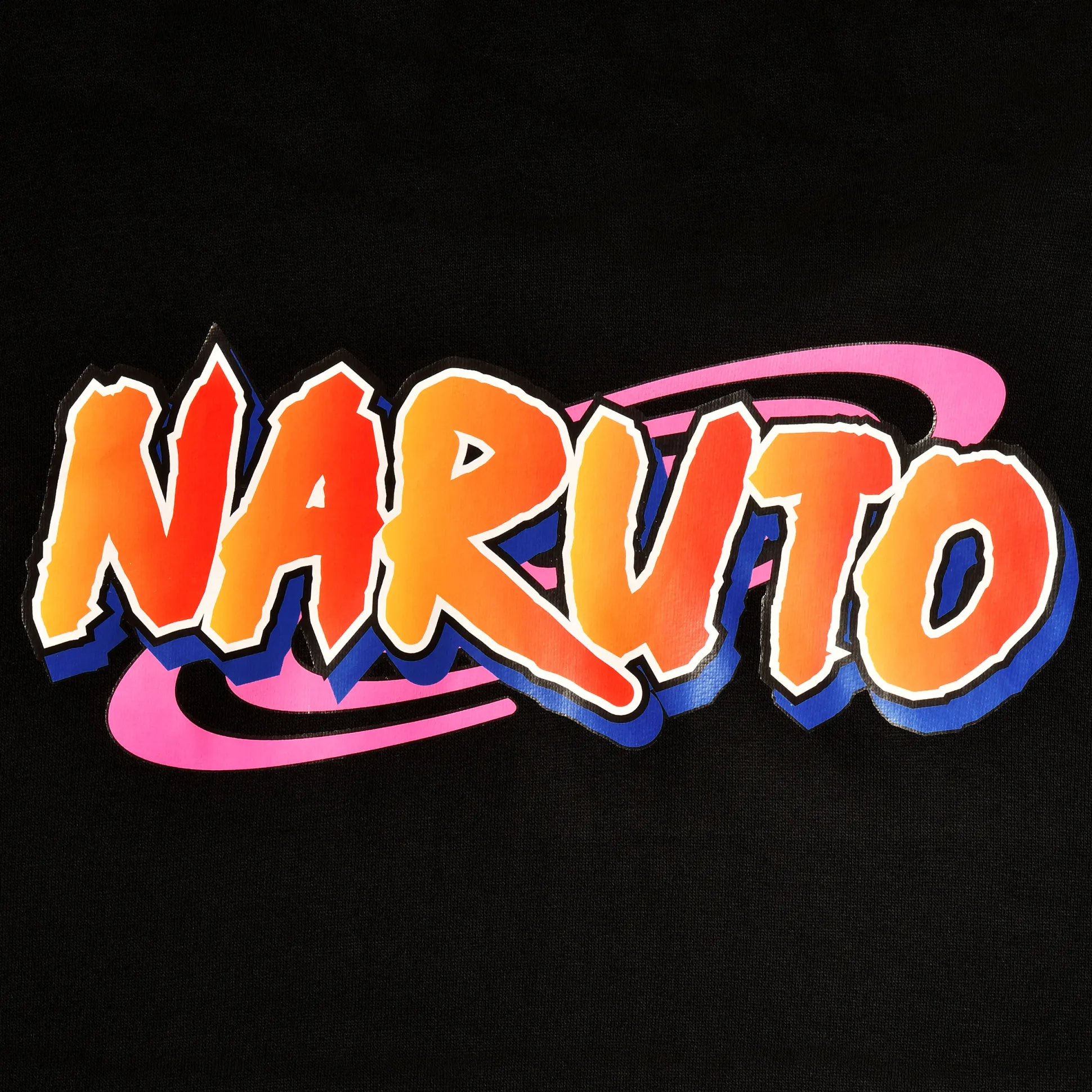 Naruto Oversize Hoodie Zwart