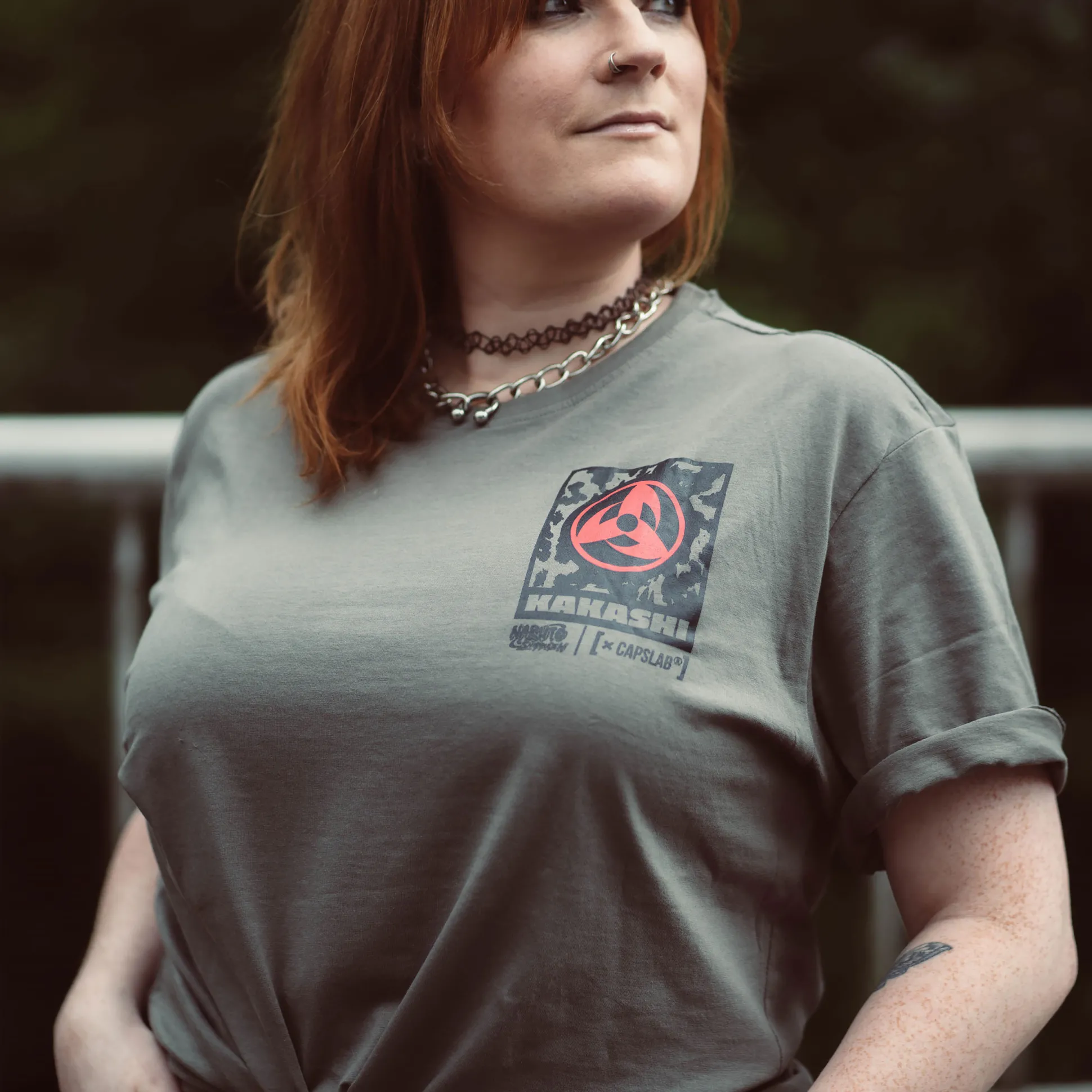 Naruto Shippuden - Kakashi T-Shirt groen