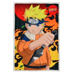Naruto Shippuden - Pluchen deken met teddystof