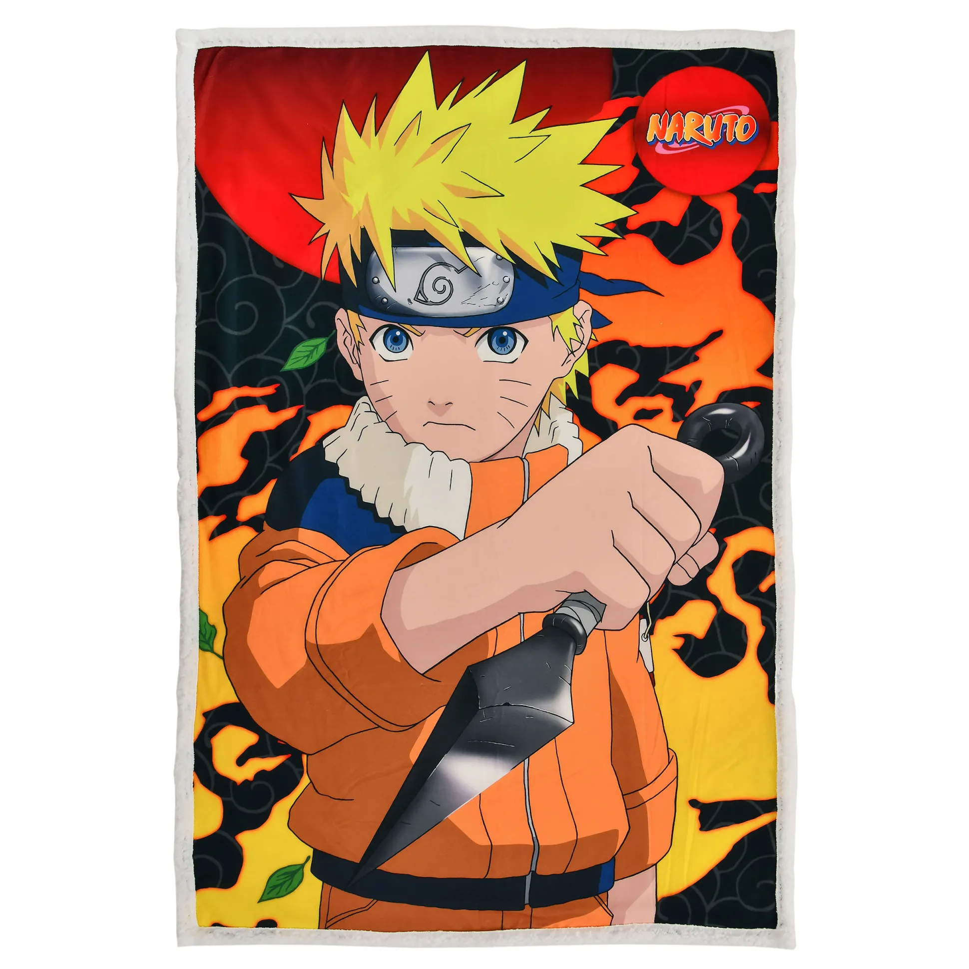 Naruto Shippuden - Pluchen deken met teddystof