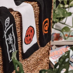 Naruto Shippuden - Sasuke Symbool Sokken Set van 3