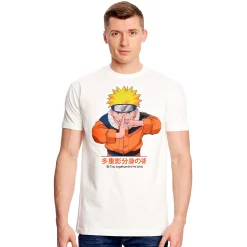 Naruto Uzumaki Kage Bunshin no Jutsu T-shirt wit
