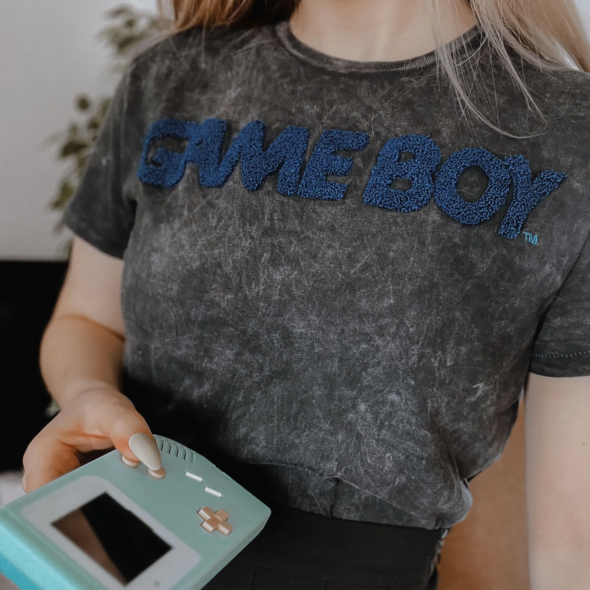 Nintendo - Game Boy Logo T-Shirt grijs