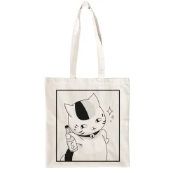Nyanko Sensei Tote Bag voor fans van Natsume's Book of Friends