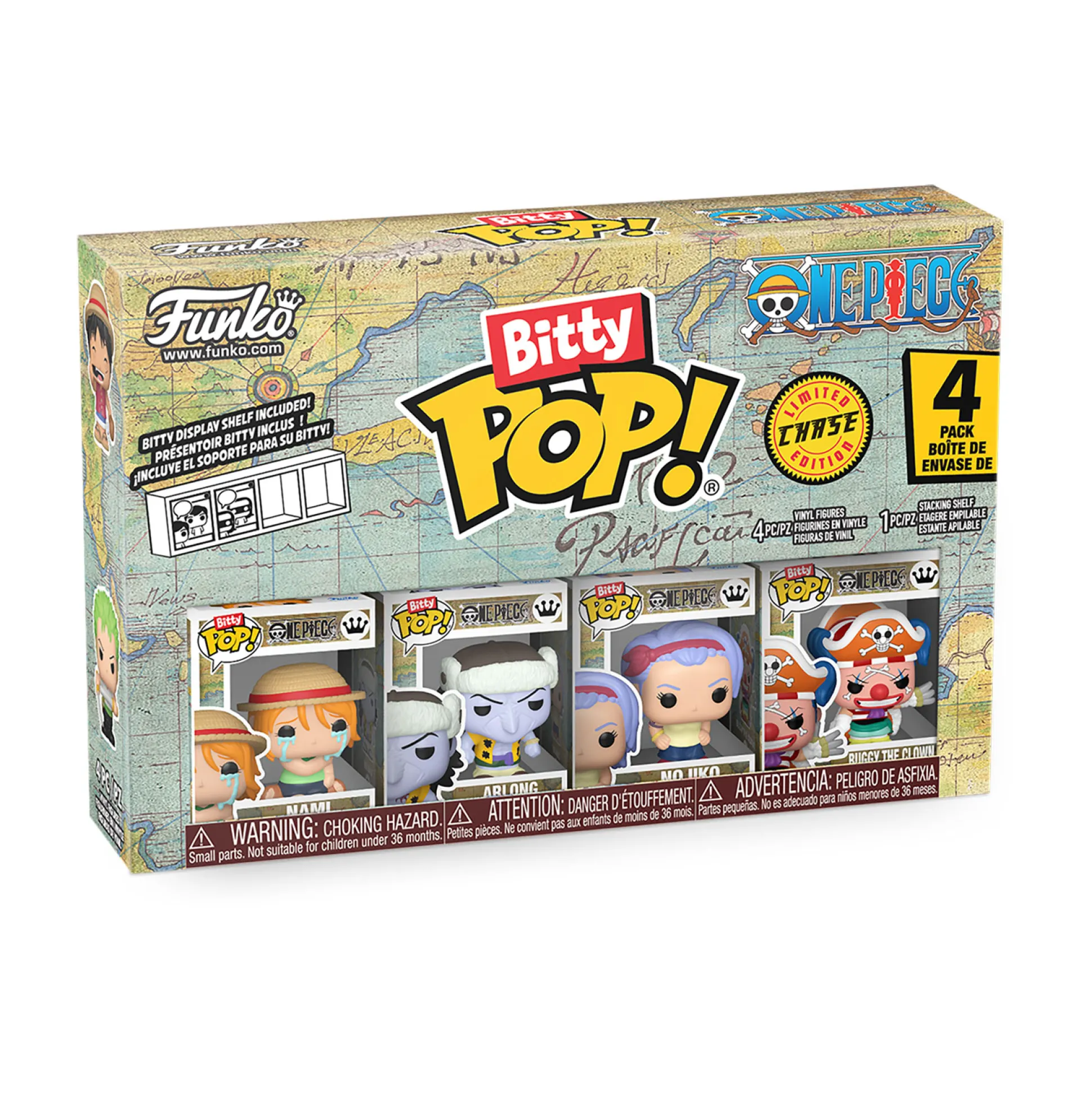 One Piece - Funko Bitty Pop Set van 4 figuren Serie 2