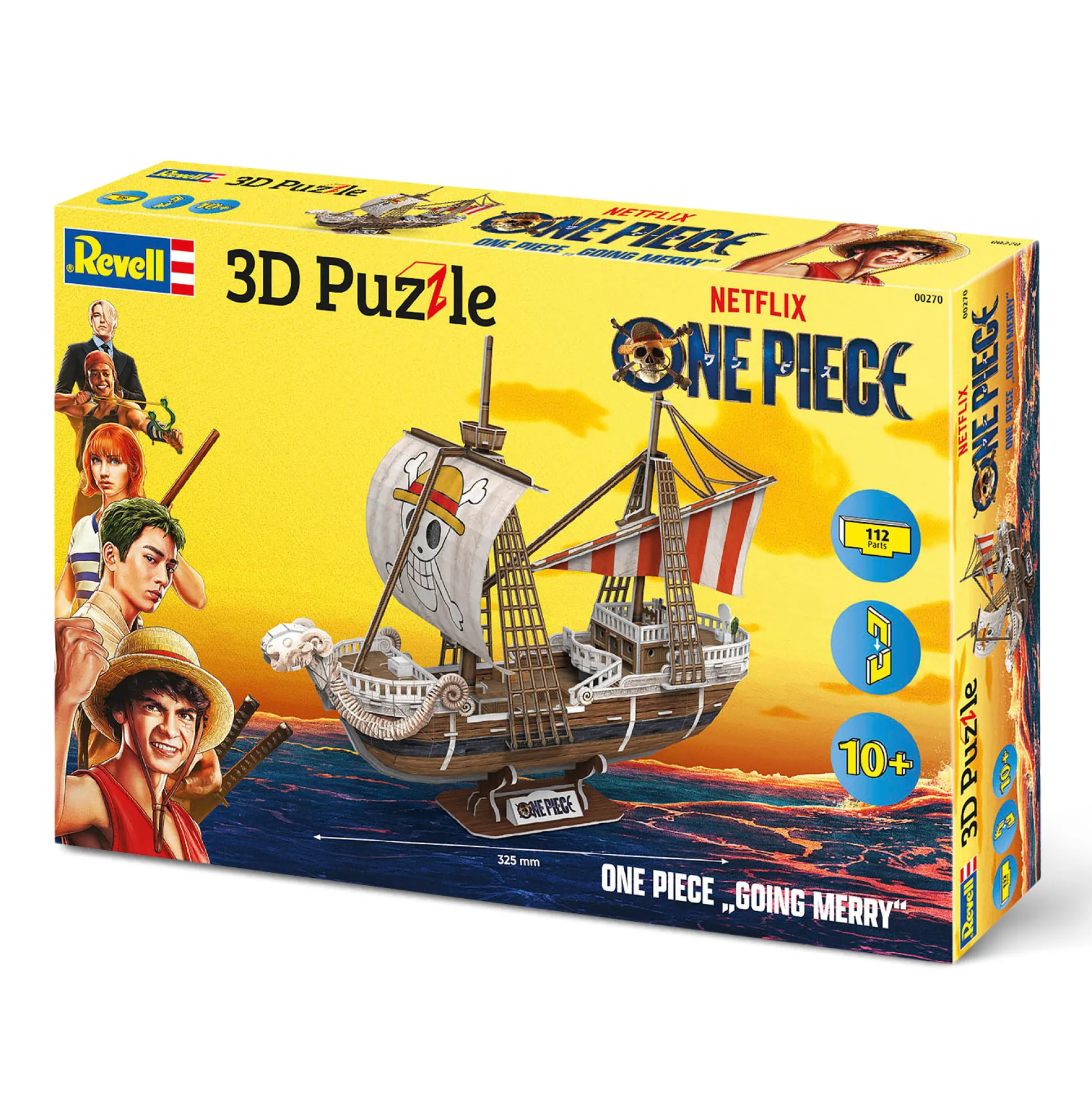 One Piece - Going Merry 3D Model Bouwpakket