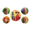 One Piece - Live Action Strohoed Crew Button 5-delig Set