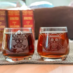 One Piece - Luffy & Ace Glazen 2-delige Set