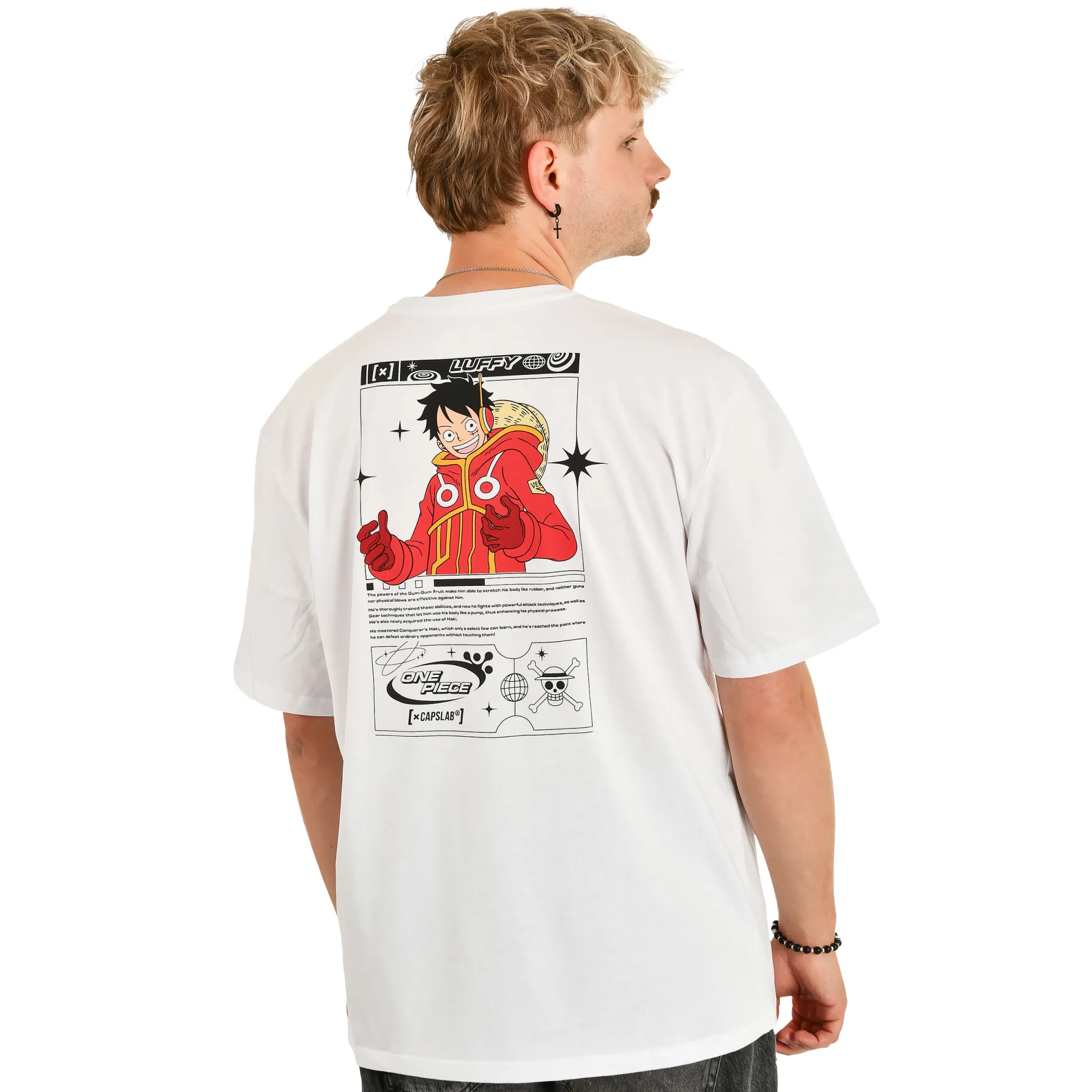 One Piece - Luffy Capslab Oversized T-shirt wit