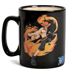 One Piece - Luffy en Ace Thermoeffect Mok