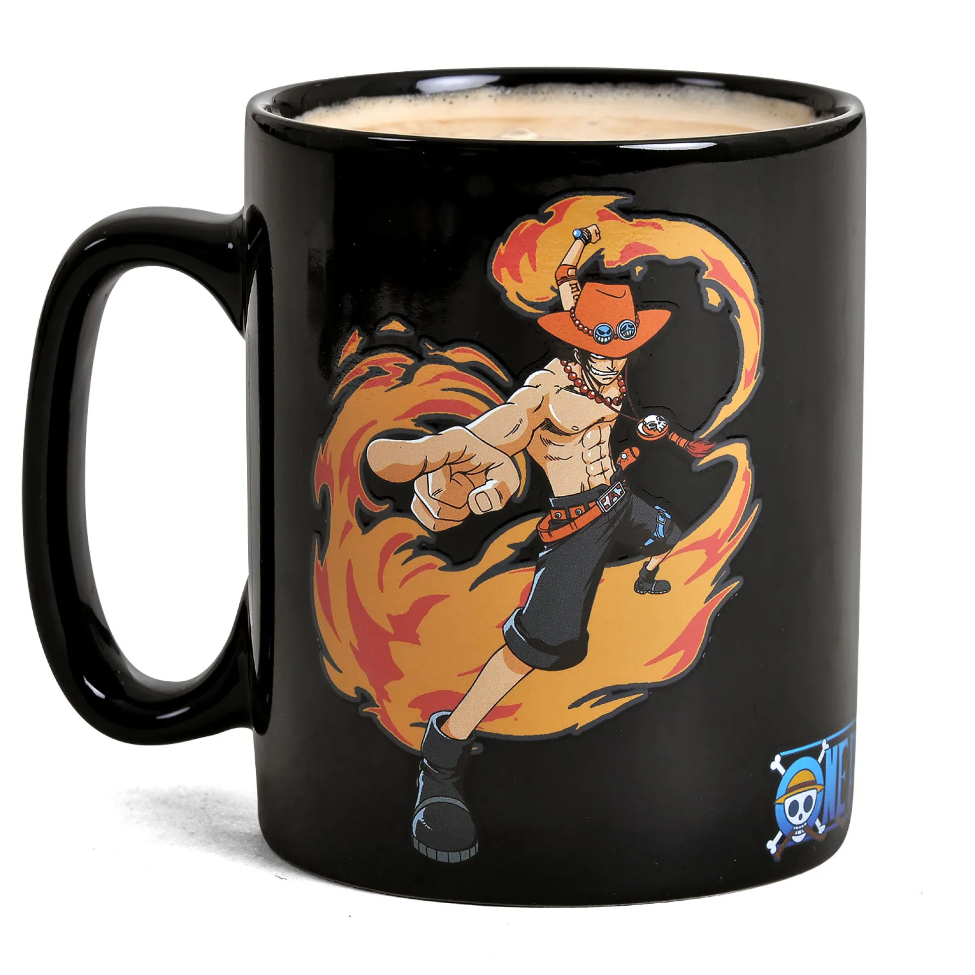 One Piece - Luffy en Ace Thermoeffect Mok