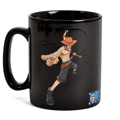 One Piece - Luffy en Ace Thermoeffect Mok