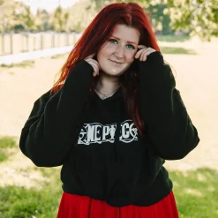 One Piece - Luffy Straw Hat Crew hoodie zwart