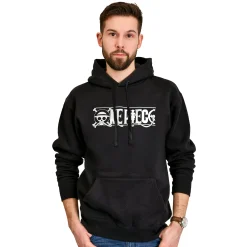 One Piece - Luffy Straw Hat Crew hoodie zwart