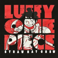 One Piece - Luffy Straw Hat Crew hoodie zwart