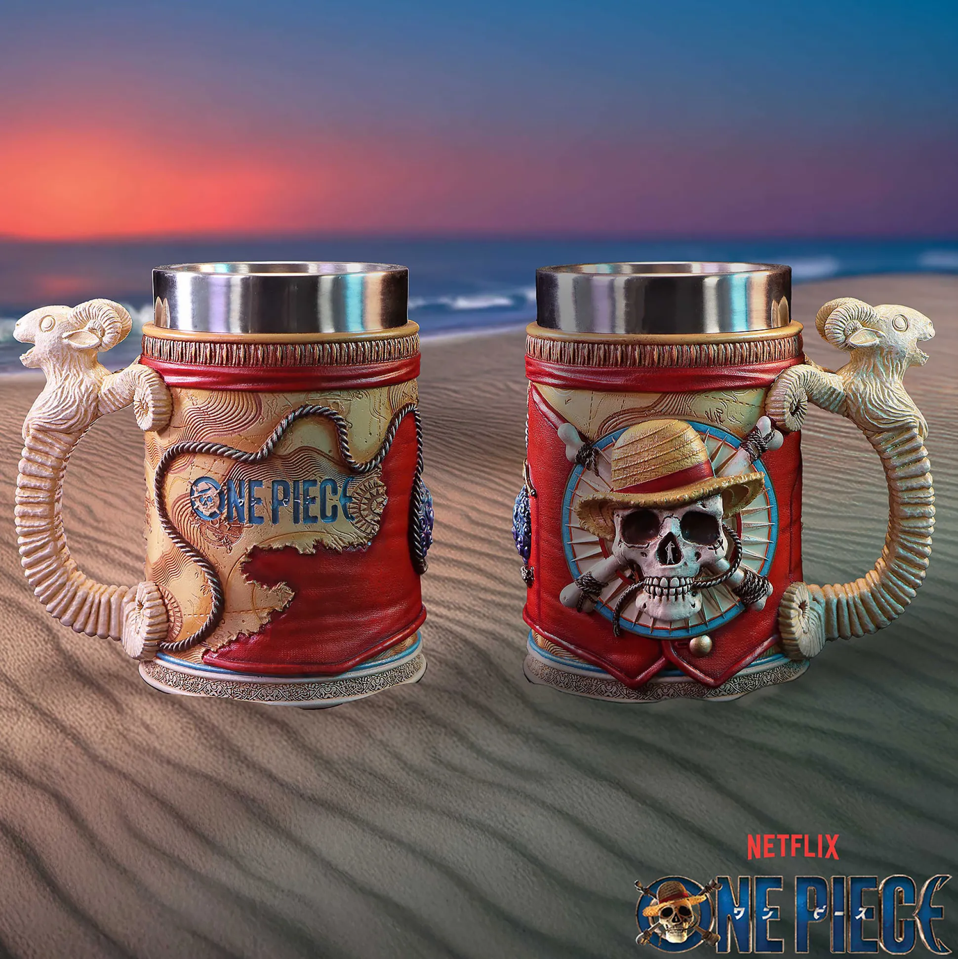 One Piece - Monkey D. Luffy Skull Bierpul