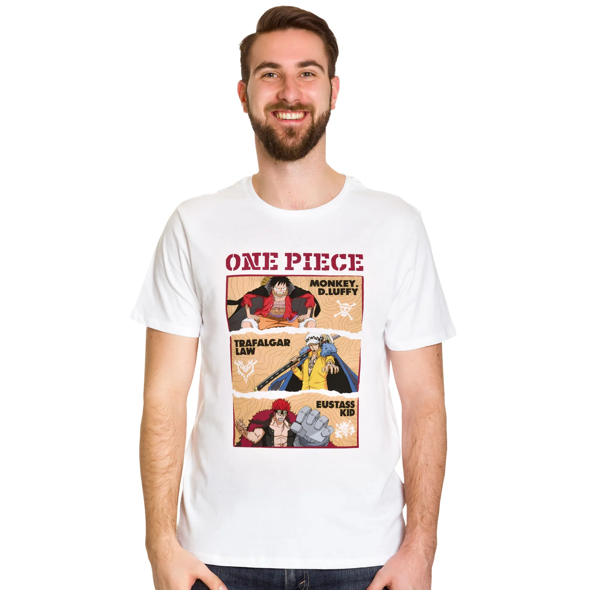 One Piece - Personages T-Shirt Wit