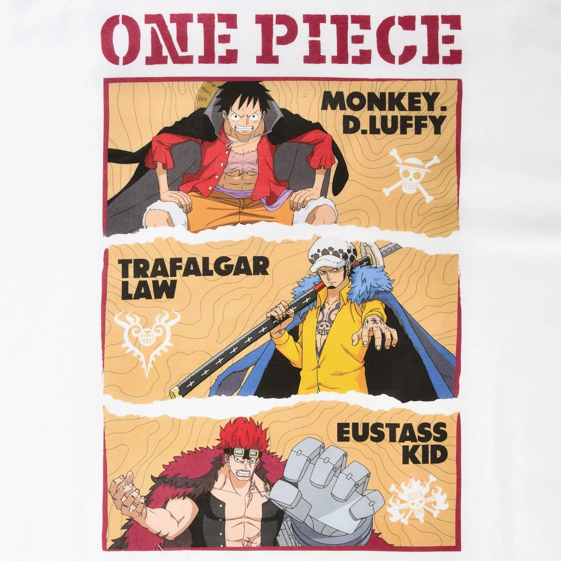 One Piece - Personages T-Shirt Wit