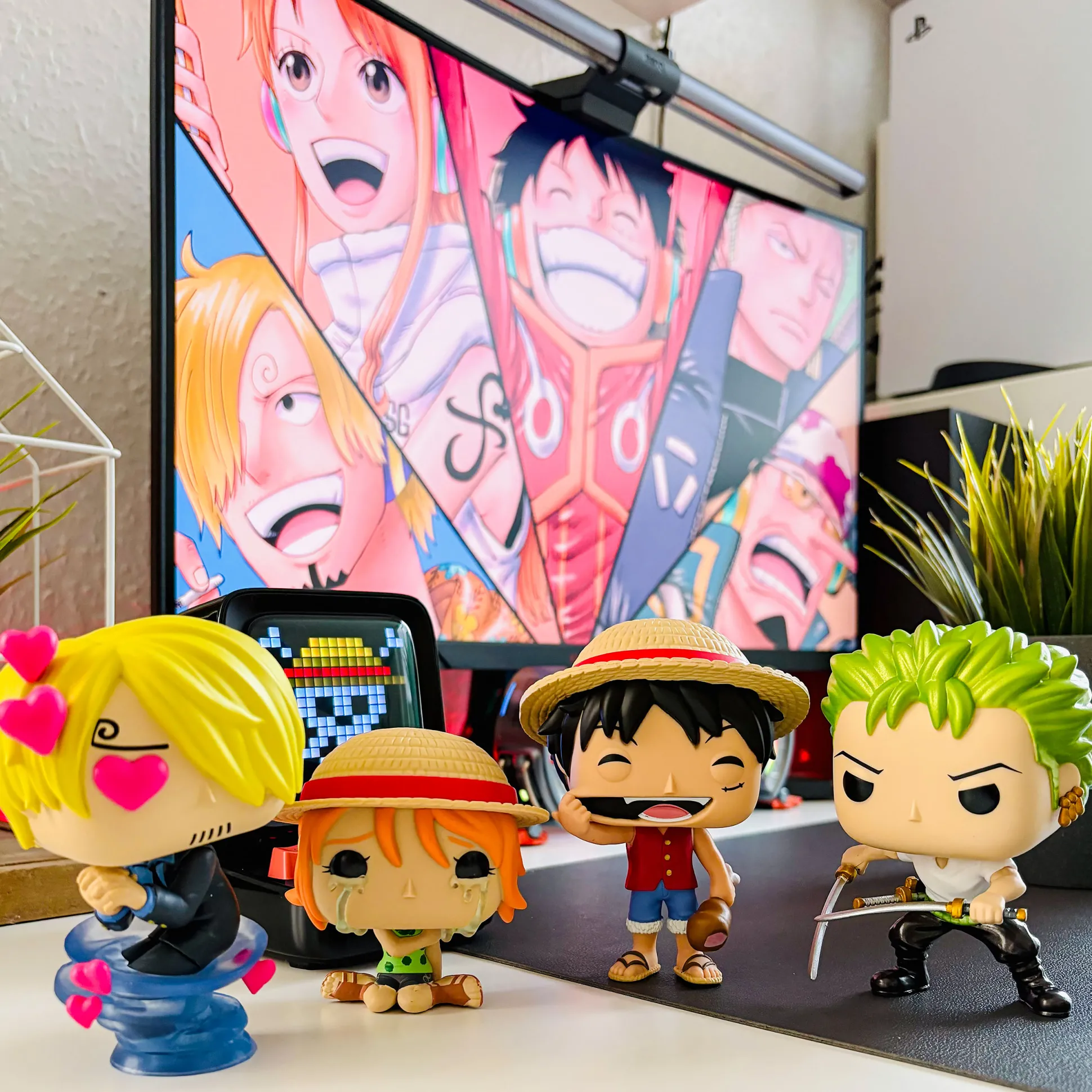 One Piece - Refresh Funko Pocket Pop 4 Figuren Set