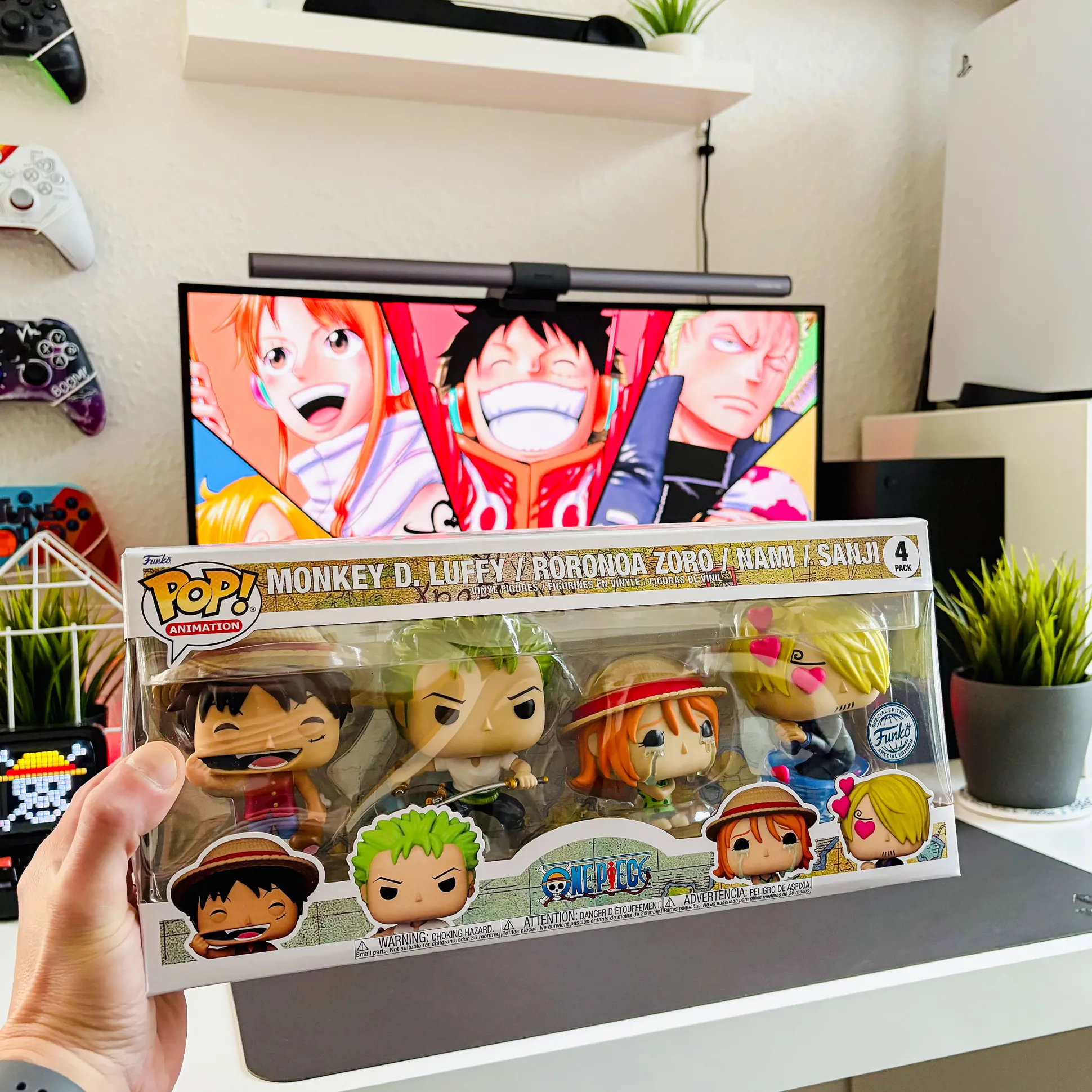 One Piece - Refresh Funko Pocket Pop 4 Figuren Set